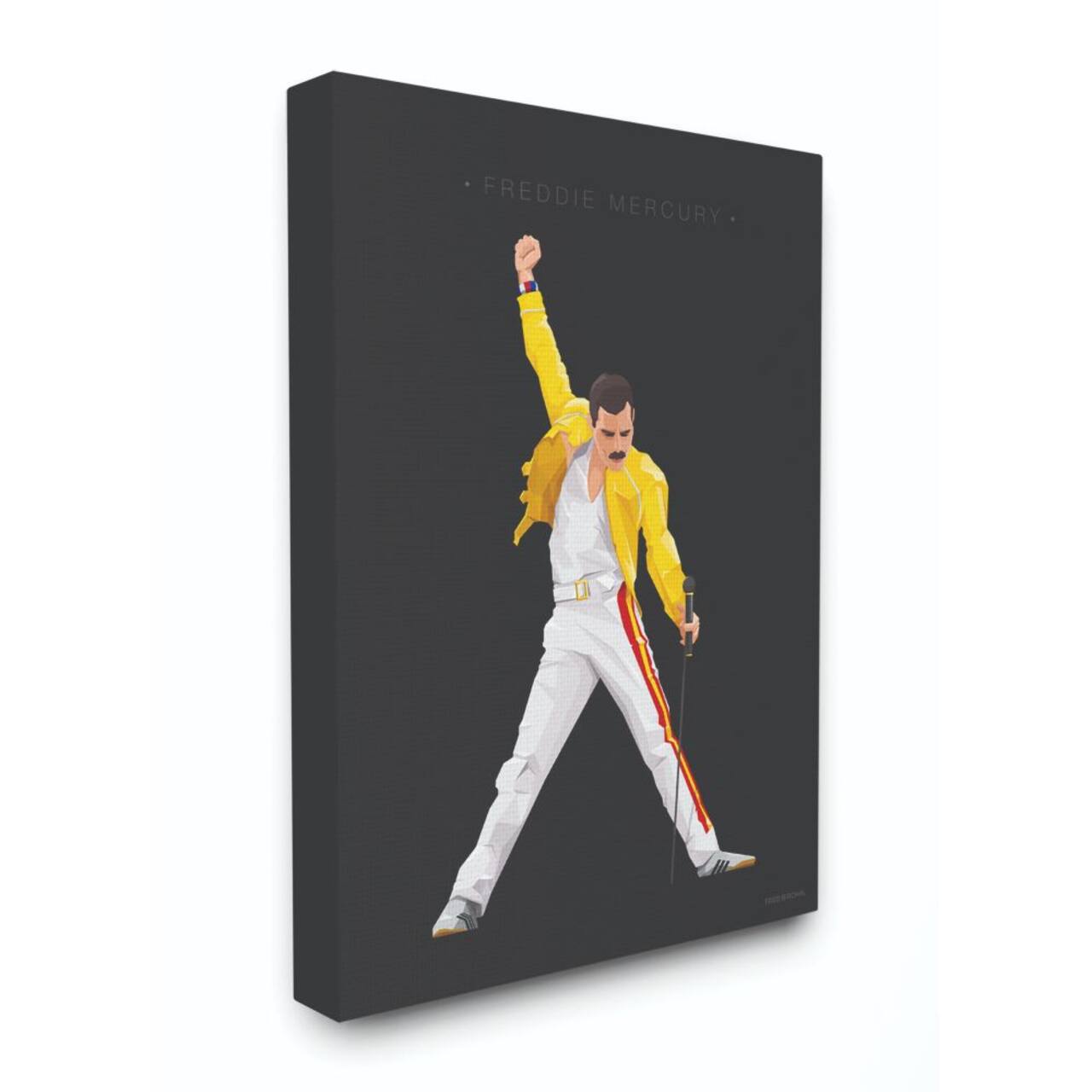 Stupell Industries Freddie Mercury Fashion Figure Wall Accent